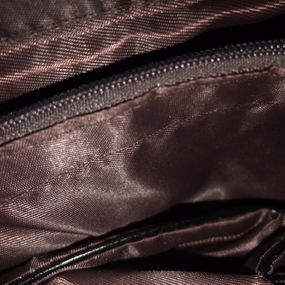 UNIQUE BLACK LEATHER HANDBAG WITH SKULL & RHINESTONES & STUDS - Picture 7 of 9